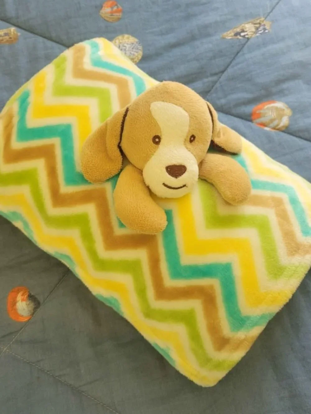 Little Miracles Baby Blanket With Matching Puppy Security Blanket